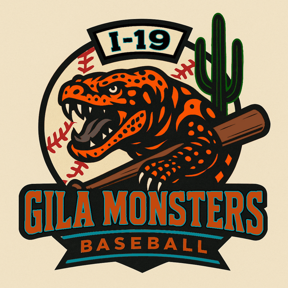 Gila Monsters I-19 baseball team logo